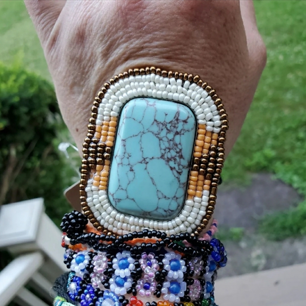 South Western Turquoise hair band - Picture 6 of 12